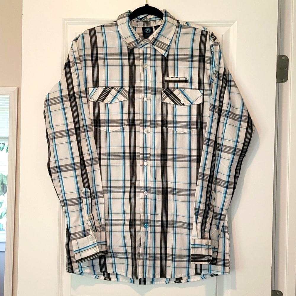 Men's Plaid Button‎ Down Shirt